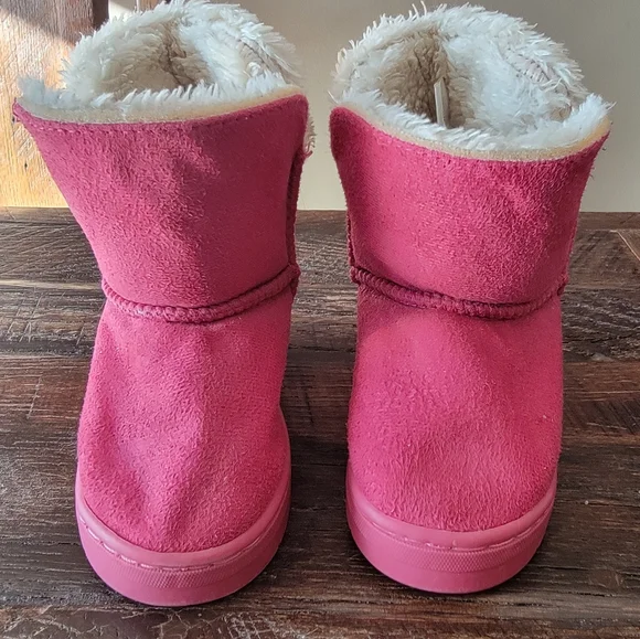 Bebe Pink Toddler Boots - Size 6 - Picture 3 of 4